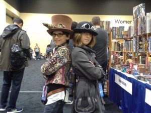 Two steam punks if I ever saw them!
